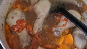 Быстрый, Нежирный, Полезный Суп из Куриных голеней.