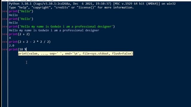 Python Tutorial: Printing Text, Variables, Assignment Operators