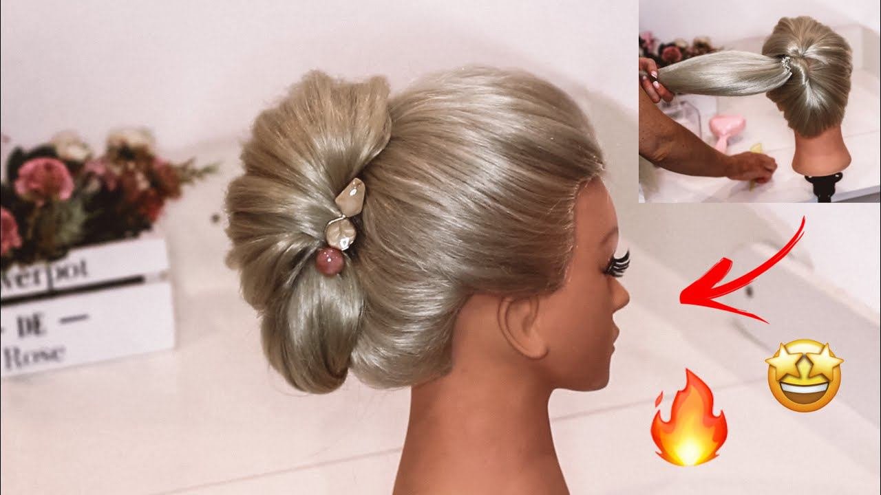 Красивая #ПРИЧЕСКА РАКУШКА за 5 минут. Просто и быстро \ Beautyful Hairstyle FRENCH TWIST BUN UPDO