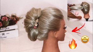 Красивая #ПРИЧЕСКА РАКУШКА за 5 минут. Просто и быстро \ Beautyful Hairstyle FRENCH TWIST BUN UPDO