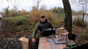 Теплообменник бумер. Отопления палатки ранней весной и холодной осенью.