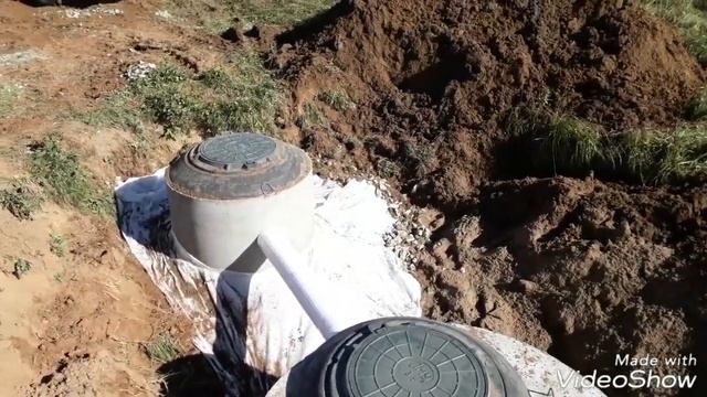 Септик из бетонных колец на сыром месте смотреть онлайн