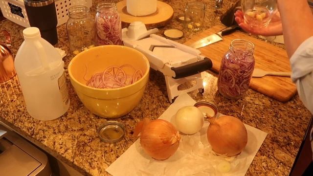 Pickled Red Onions Recipe.  Easy!