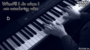 WHAT'LL I DO? (Irving Berlin) piano cover + lyrics + chords