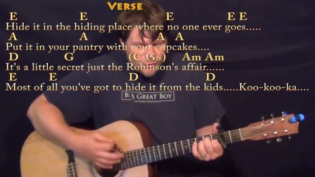 Mrs. Robinson (Simon and Garfunkel) Guitar Cover Lesson with Chords/Lyrics - Capo 2nd смотреть онлайн