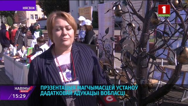 В Несвиже представили возможности учреждений дополнительного образования Минской области смотреть онлайн