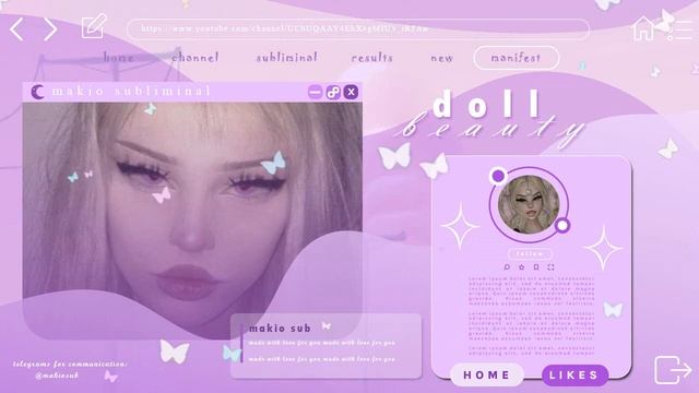 ? ???? ??????: я выгляжу как идеальная кукла с витрины; саблиминал ♡ смотреть онлайн