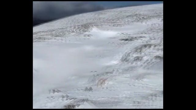 В Лаго-Наках уже выпал первый снег - гора Оштен 22.09.2019 - снегопад в Сочи смотреть онлайн