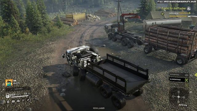 Snowrunner Season 10 Fracht für Fischer Lets Play / Gameplay #19 смотреть онлайн