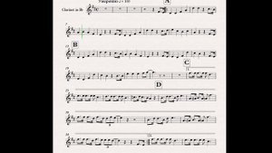 Максим Дунаевский - 33 коровы (ноты для кларнета)