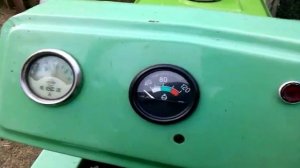 Мототрактор. Контроль температуры охлаждающей жидкости