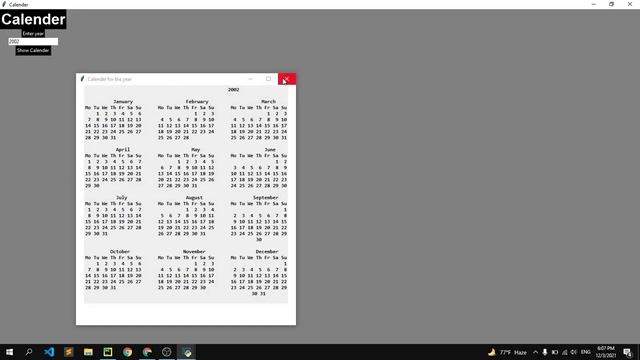 Python Program to Display Calendar смотреть онлайн