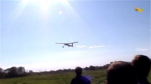 Авиамодель. Полёт верхоплана2