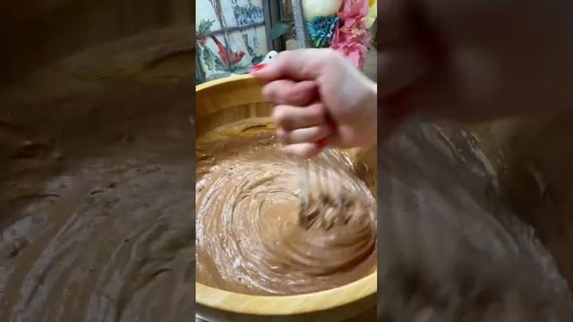 Шоколадный пирог с вишней??#пирогсвишней #выпечка