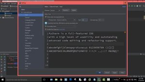 How to change color & font size in Pycharm