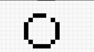Как нарисовать часы по клеточкам./How to draw a clock in the squares.