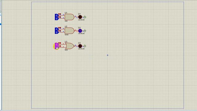 Proteus 8 GERBANG AND, OR, NAND, NOR, XOR, X-NOR, смотреть онлайн