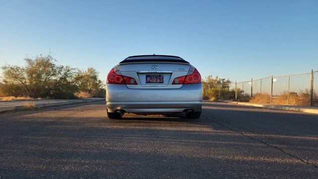 INFINITI M45 VK45DE exhaust with blast pipes