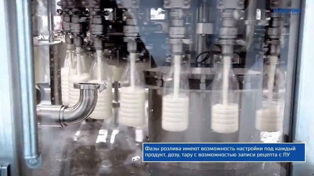 Высокоскоростное оборудование для розлива жидкой продукции - 9000 бутылок в час / Триблок 9000 смотреть онлайн