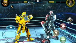 Real Steel WRB RONIN GOLD VS Blockbuster NEW Robot updating (Живая Сталь)