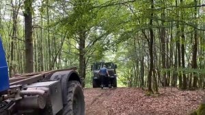 Unimog Seilwinde U1300 nutzt U1700 als Anschlagpunkt Selbstbergung