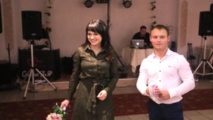 Свадебный букет и подвязка