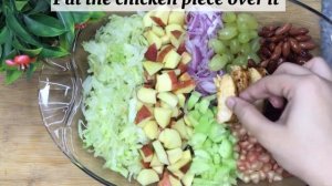 Salad for weight loss diet special salad recipe | no mayo no cream | low caloric salad | Flavourful