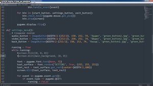 PyGame меню для игры | Как сделать игровое меню на Python