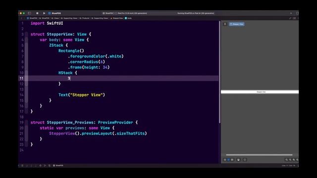 Swift UI App Design using SwiftUI: iPad Shoe POS
