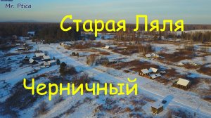 п. Старая Ляля, Черничный. Вид с высоты.