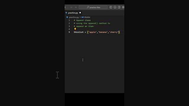 Append Items | #python #coding #learnpython #pythonforbeginners
