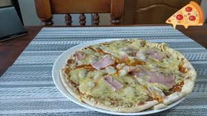 Пицца Цезарь с ветчиной и грибами ? с магнита