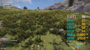 AMD Radeon RX 6600 -- Intel Core i5-11400 -- Rust FPS Test i5-11400F