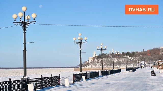 Ледостав установился на Амуре у Хабаровска смотреть онлайн