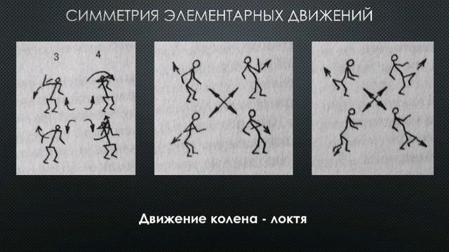 Примеры симметрии элементарных движений. Фланкировка шашкой обучение ШВХКО