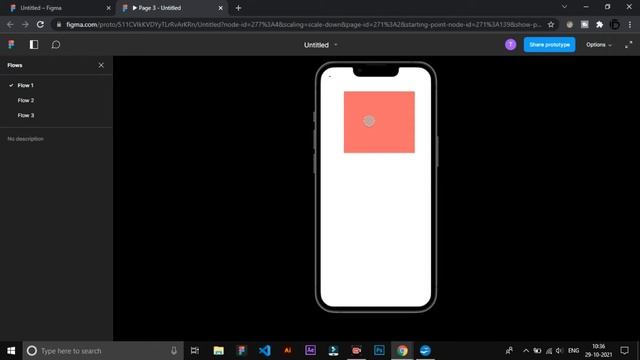 While pressing figma interaction | Figma prototype in hindi | Dezipex #figma #uidesign #whilepress