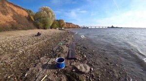 Рыбалка на реке Кама в октябре