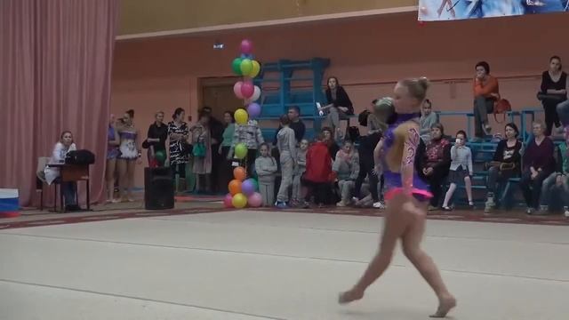 Кошкина Диана, 2000, Александров, мяч, Юные грации, Ижевск, 14 12 2014 смотреть онлайн