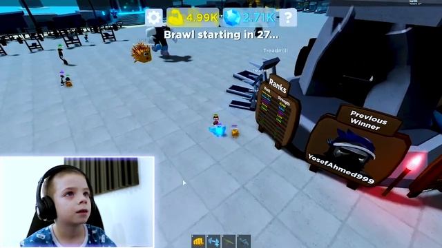 ПРОКАЧАЛСЯ ОТ НУБА ДО ПРО КАЧКА В МУСКУЛ ЛЕГЕНДА РОБЛОКС! FROM NOOB TO PRO IN MUSCLE LEGENDS ROBLOX смотреть онлайн