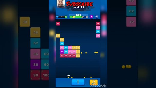 Brick Breaker - All Levels Gameplay Andriod,ios (Level 43) смотреть онлайн