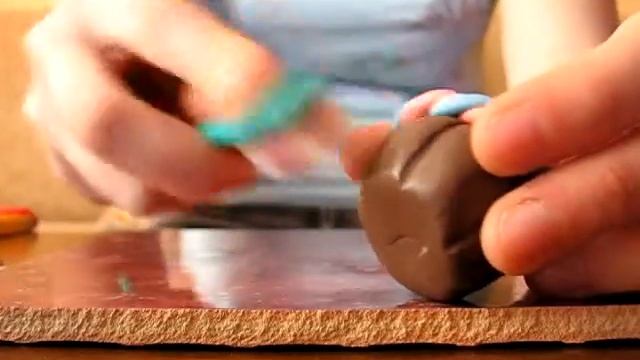 кекс из полимерной глины смотреть онлайн