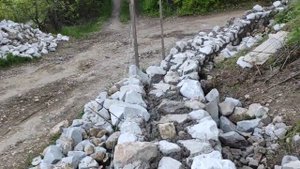 Забор 3 Кладка дикого камня