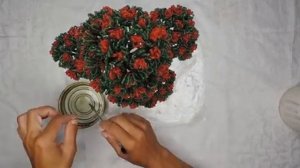 Дерево из бисера. Бонсай из бисера.Часть 2/Bead tree. Bead Bonsai Part 2