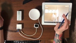Проводной звонок с беспроводной кнопкой. Apple HomeKit