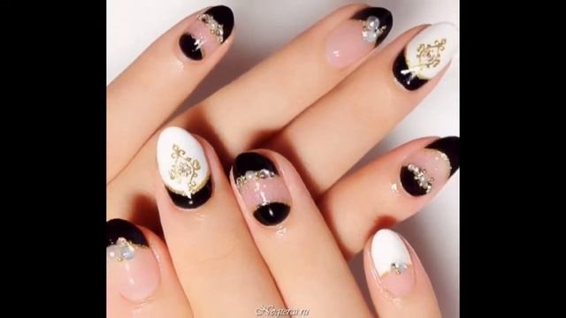 ИДЕЯ Маникюра 2018!) Минималистичный маникюр с нитками Люрекс. Новинки дизайна ногтей гель лаком LE смотреть онлайн