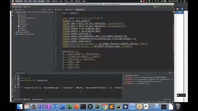 PySAM: An Improved Python Wrapper for the System Advisor Model API смотреть онлайн