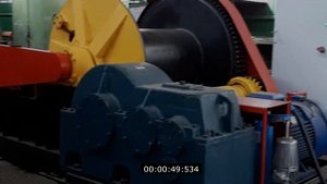 Намотка каната на тяговую лебедку ЛТ304