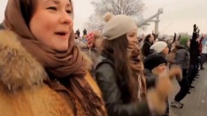 Нереально классный флешмоб 26 02 12 на Воробьевых горах HD