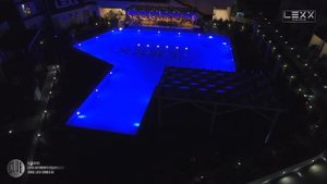 Ночная панорама CLUB-отеля LEXX в Коктебеле