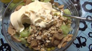 Оочень вкусный салат с языком.